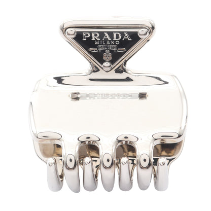 ACCIAIO+SMALTO ヘアクリップ シルバー プラダ アクセサリー PRADA