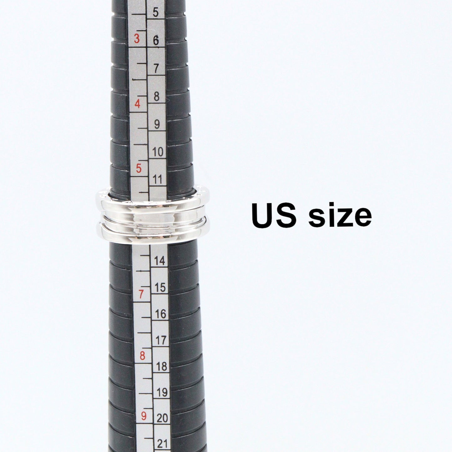 B-zero1 ビーゼロワン リング 3バンド リング 指輪 K18WG ホワイトゴールド ブルガリ アクセサリー BVLGARI