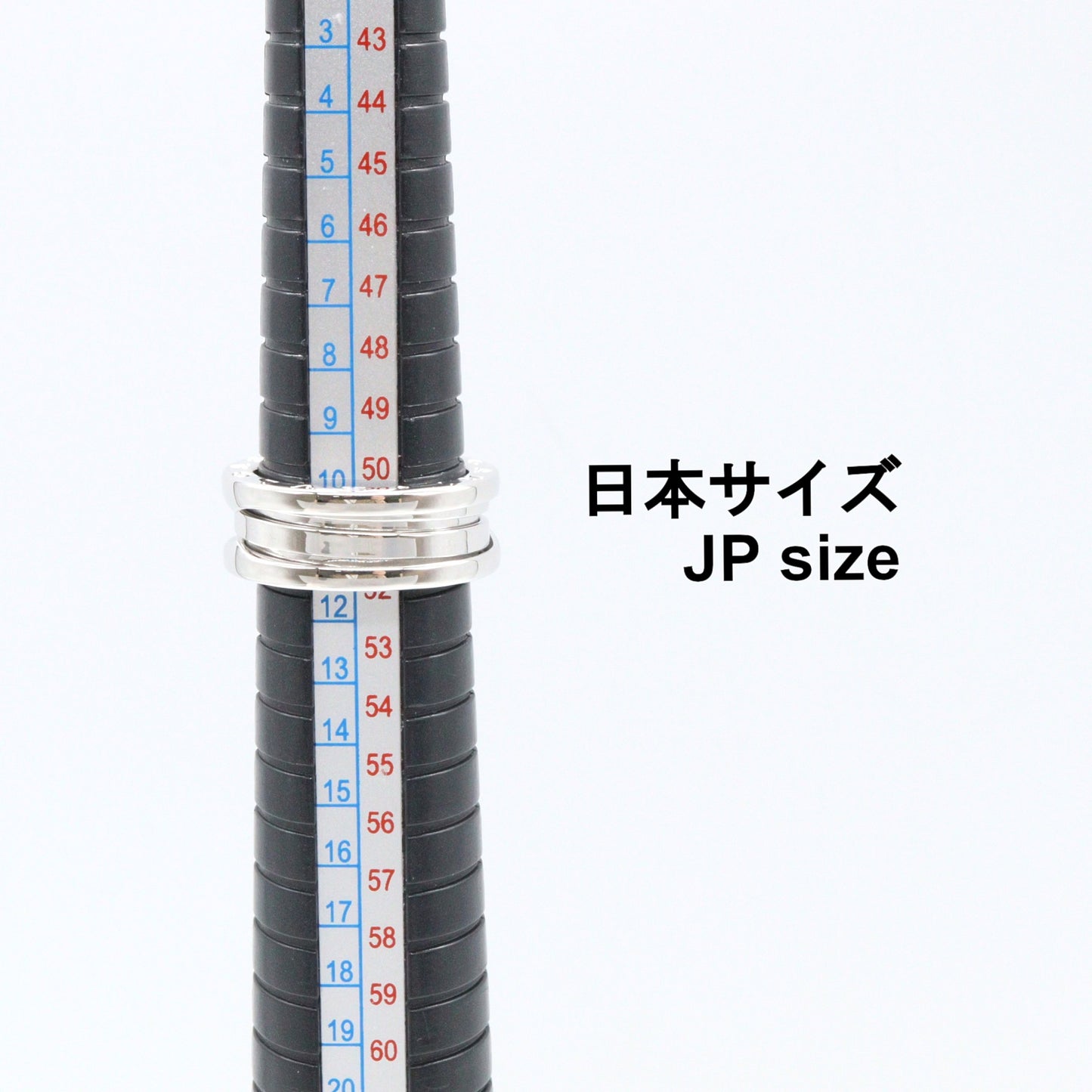 B-zero1 ビーゼロワン リング 3バンド リング 指輪 K18WG ホワイトゴールド ブルガリ アクセサリー BVLGARI