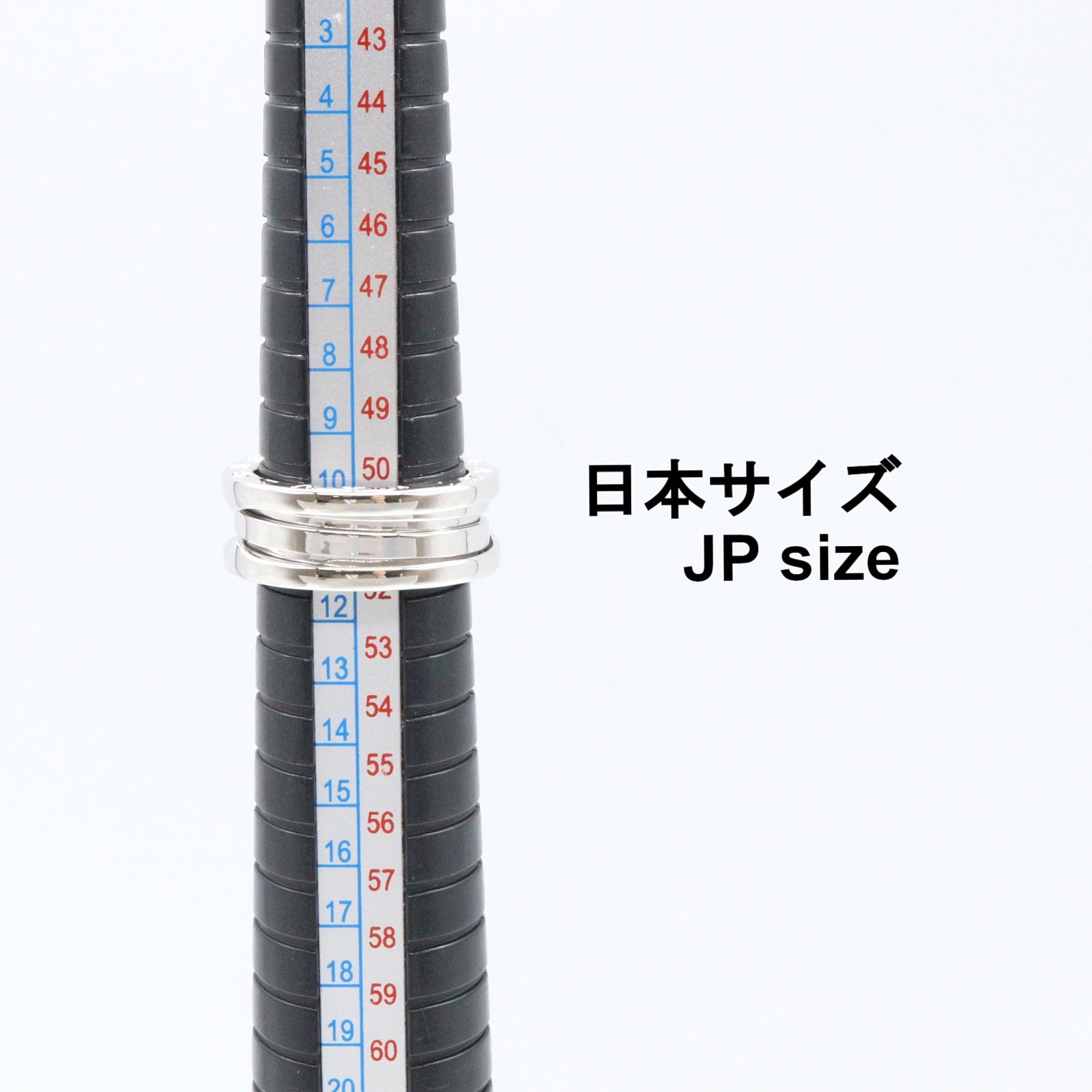 B-zero1 ビーゼロワン リング 3バンド リング 指輪 K18WG ホワイトゴールド ブルガリ アクセサリー BVLGARI