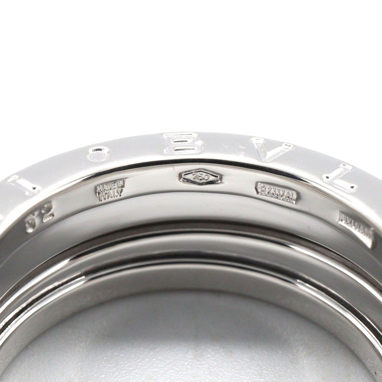B-zero1 ビーゼロワン リング 3バンド リング 指輪 K18WG ホワイトゴールド ブルガリ アクセサリー BVLGARI