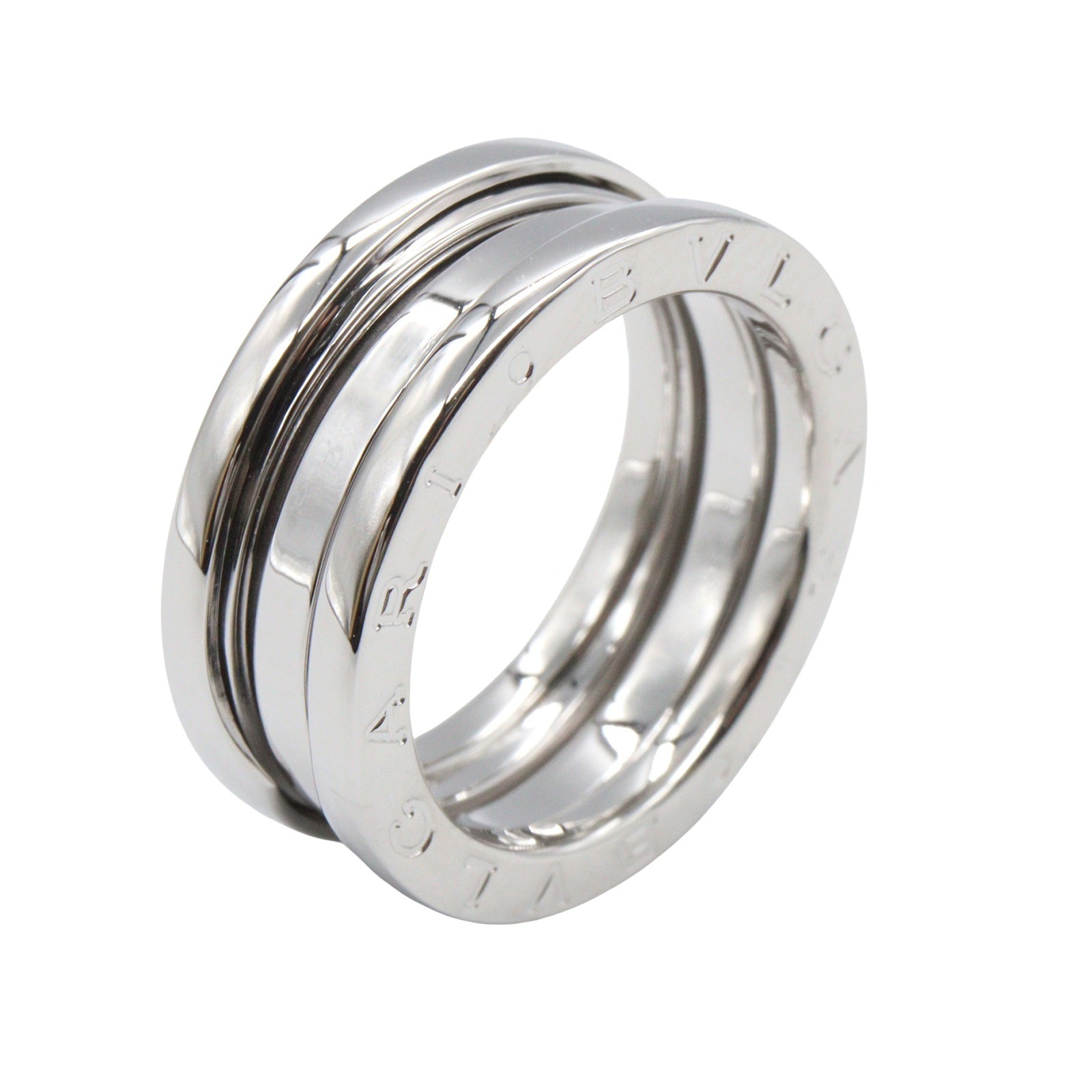 B-zero1 ビーゼロワン リング 3バンド リング 指輪 K18WG ホワイトゴールド ブルガリ アクセサリー BVLGARI