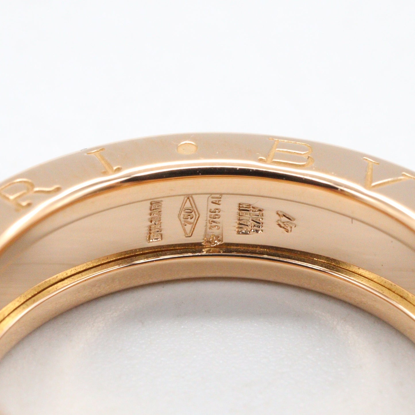 B-zero1 ビーゼロワン リング 1バンド リング 指輪 K18PG ピンクゴールド ブルガリ アクセサリー BVLGARI