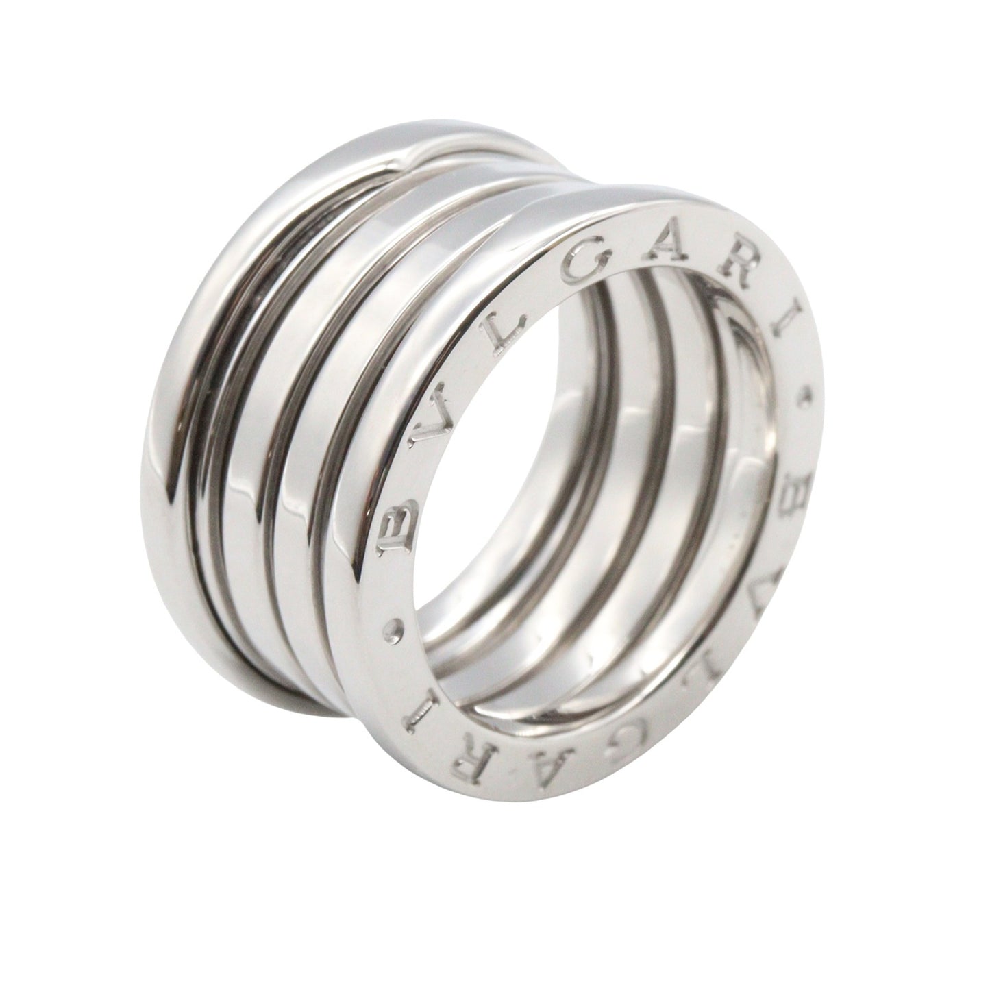 B-zero1 ビーゼロワン リング 4バンド リング 指輪 K18WG ホワイトゴールド ブルガリ アクセサリー BVLGARI
