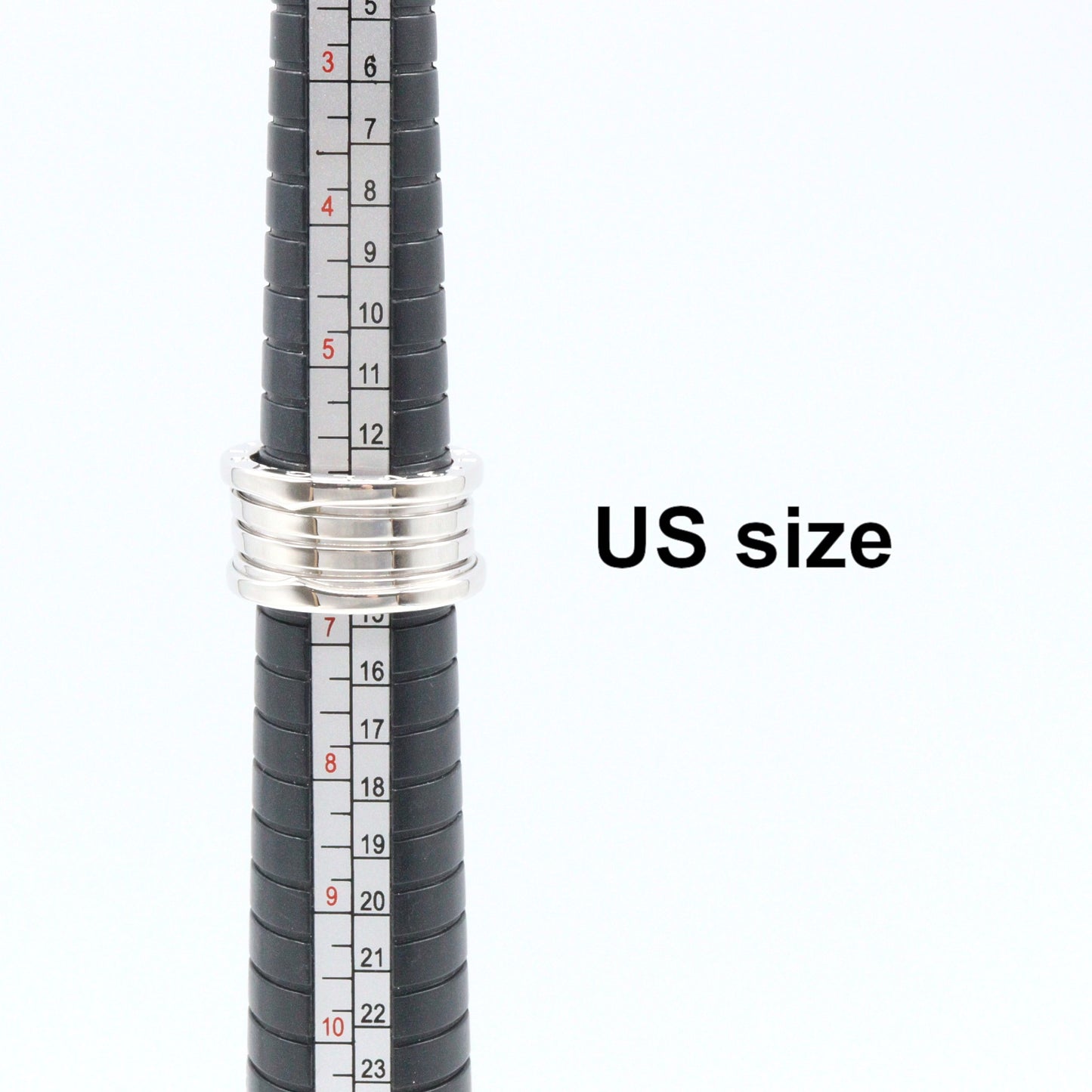 B-zero1 ビーゼロワン リング 4バンド リング 指輪 K18WG ホワイトゴールド ブルガリ アクセサリー BVLGARI