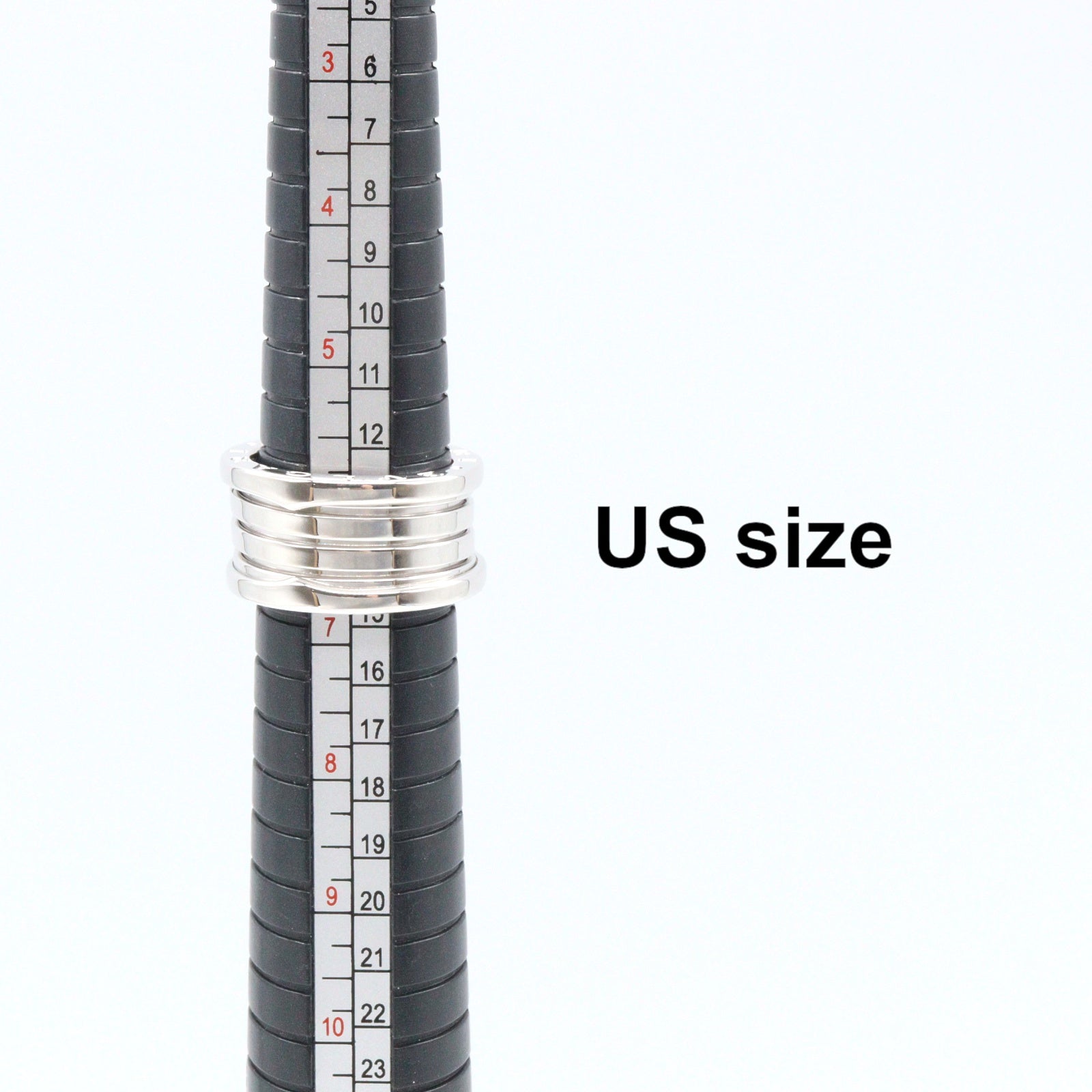 B-zero1 ビーゼロワン リング 4バンド リング 指輪 K18WG ホワイトゴールド ブルガリ アクセサリー BVLGARI