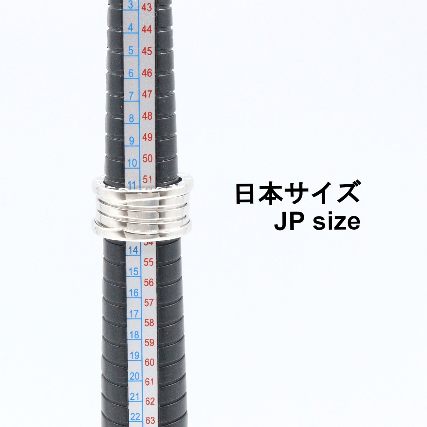 B-zero1 ビーゼロワン リング 4バンド リング 指輪 K18WG ホワイトゴールド ブルガリ アクセサリー BVLGARI