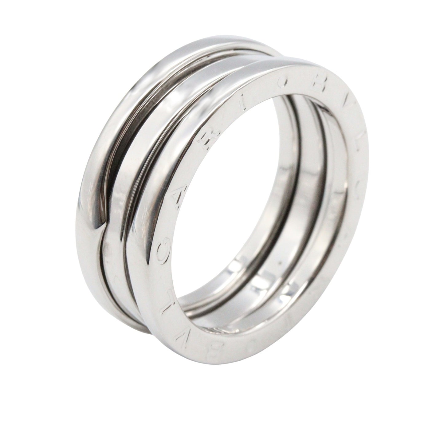 B-zero1 ビーゼロワン リング 3バンド リング 指輪 K18WG ホワイトゴールド ブルガリ アクセサリー BVLGARI