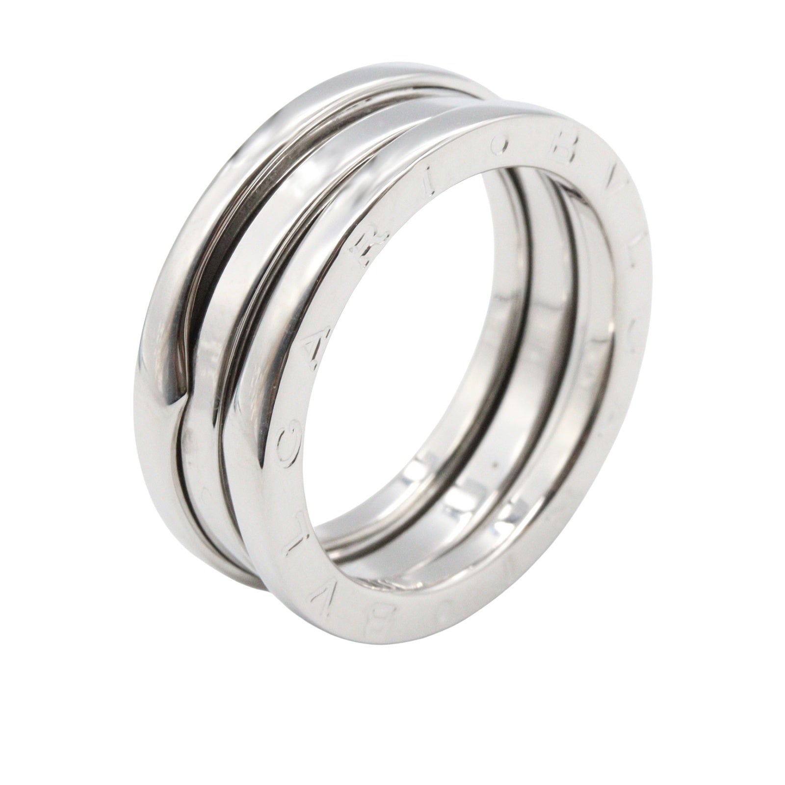B-zero1 ビーゼロワン リング 3バンド リング 指輪 K18WG ホワイトゴールド ブルガリ アクセサリー BVLGARI