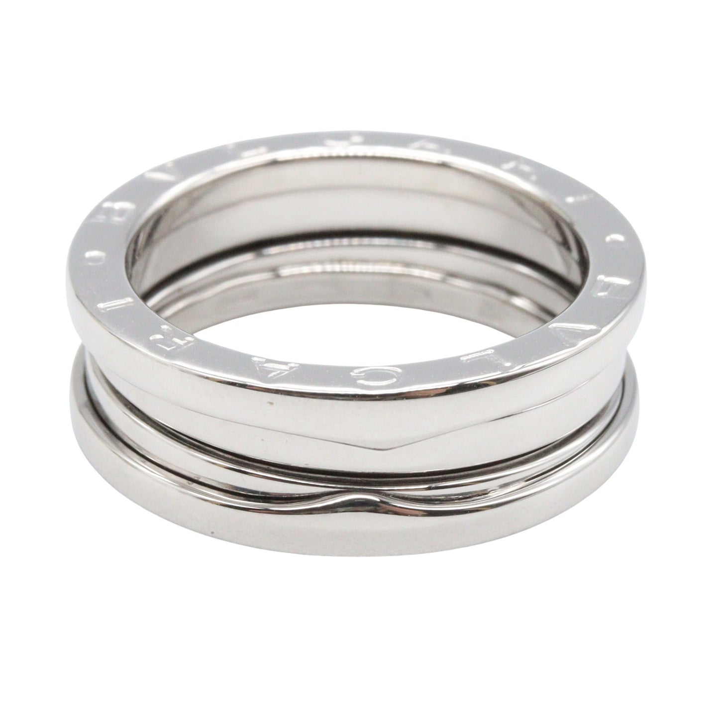 B-zero1 ビーゼロワン リング 3バンド リング 指輪 K18WG ホワイトゴールド ブルガリ アクセサリー BVLGARI