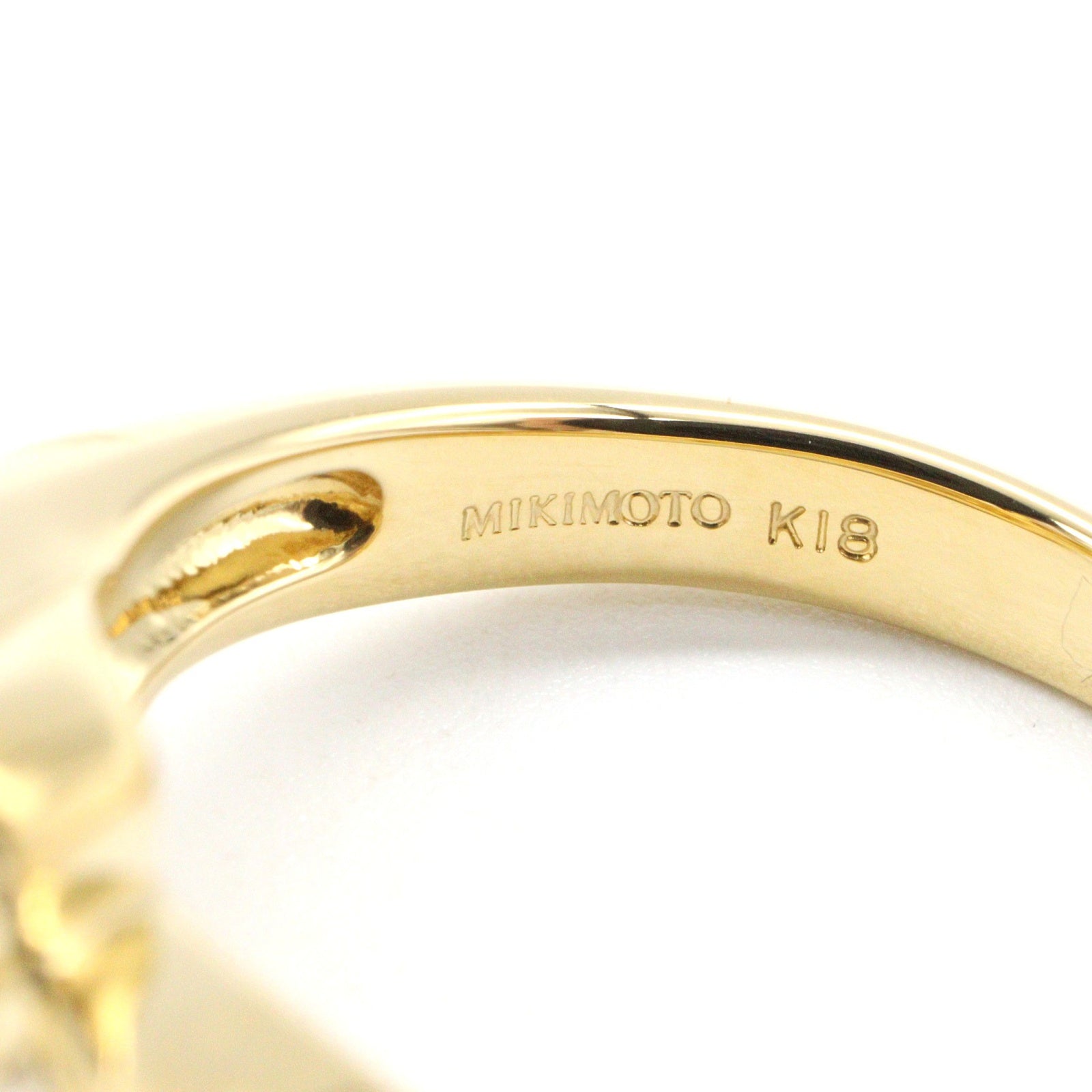 ダイヤ リング リング 指輪 K18YG ダイヤモンド イエローゴールド クリア ミキモト アクセサリー MIKIMOTO