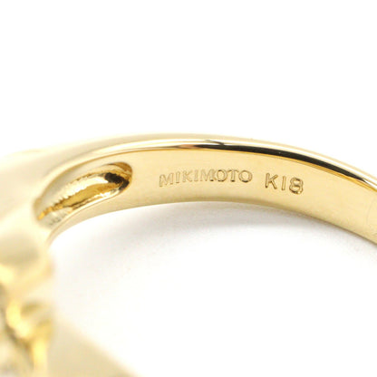 ダイヤ リング リング 指輪 K18YG ダイヤモンド イエローゴールド クリア ミキモト アクセサリー MIKIMOTO
