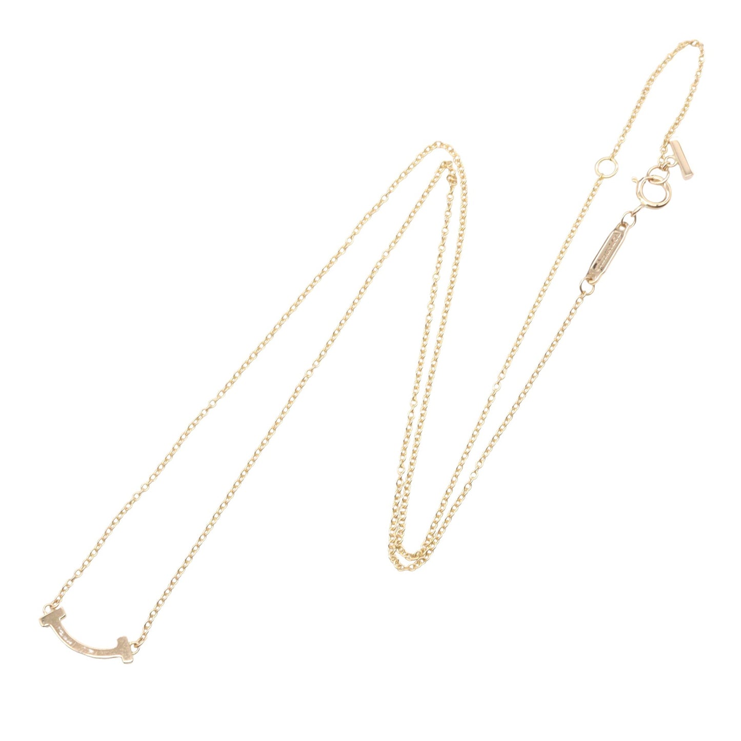 Tスマイル ミニ ネックレス ネックレス K18PG ピンクゴールド ティファニー アクセサリー TIFFANY & Co.