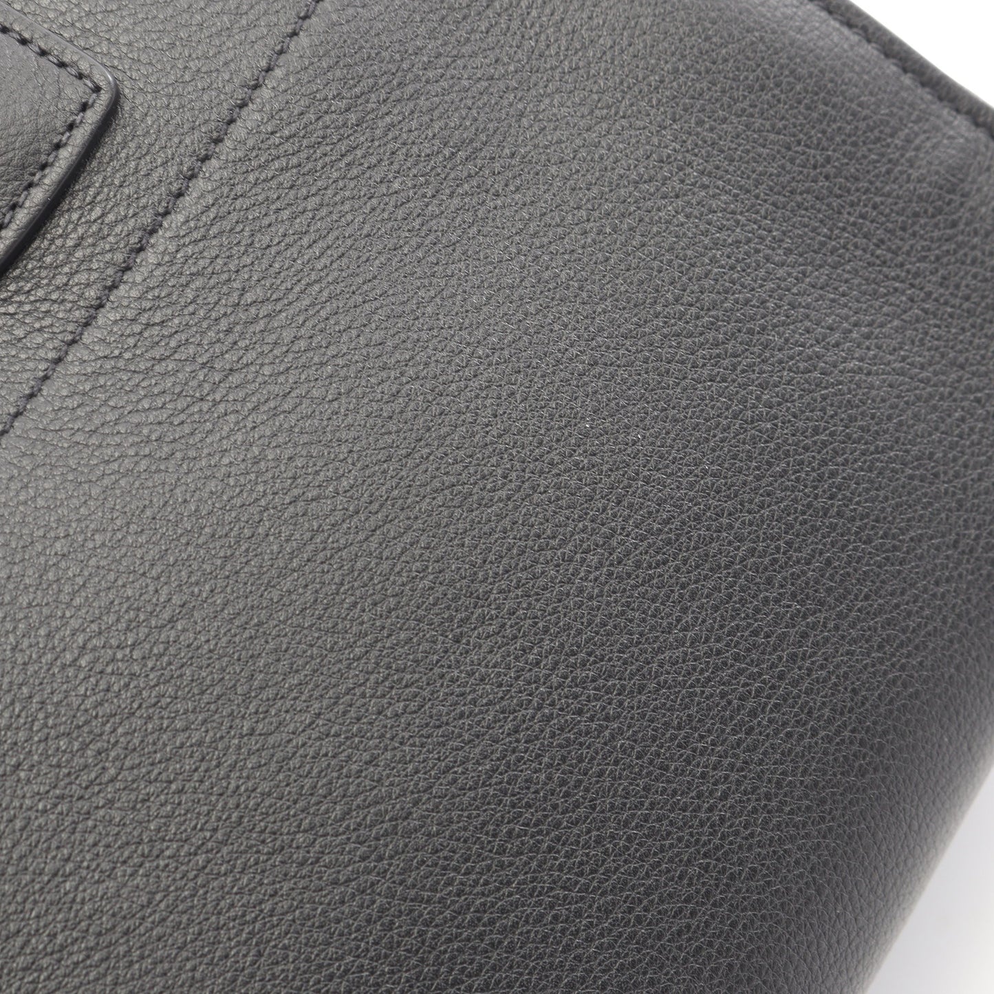 SOFT GLAIN ミディアム ハンドバッグ トートバッグ レザー ブラック プラダ バッグ PRADA