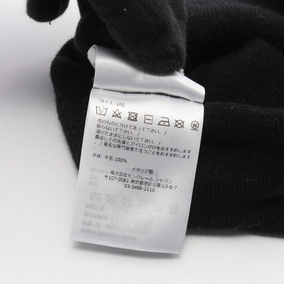 ロゴ ニット帽 ビーニー ウール ブラック モンクレールグルノーブル 財布・小物 MONCLER GRENOBLE