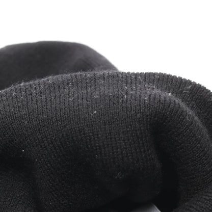 ロゴ ニット帽 ビーニー ウール ブラック モンクレールグルノーブル 財布・小物 MONCLER GRENOBLE