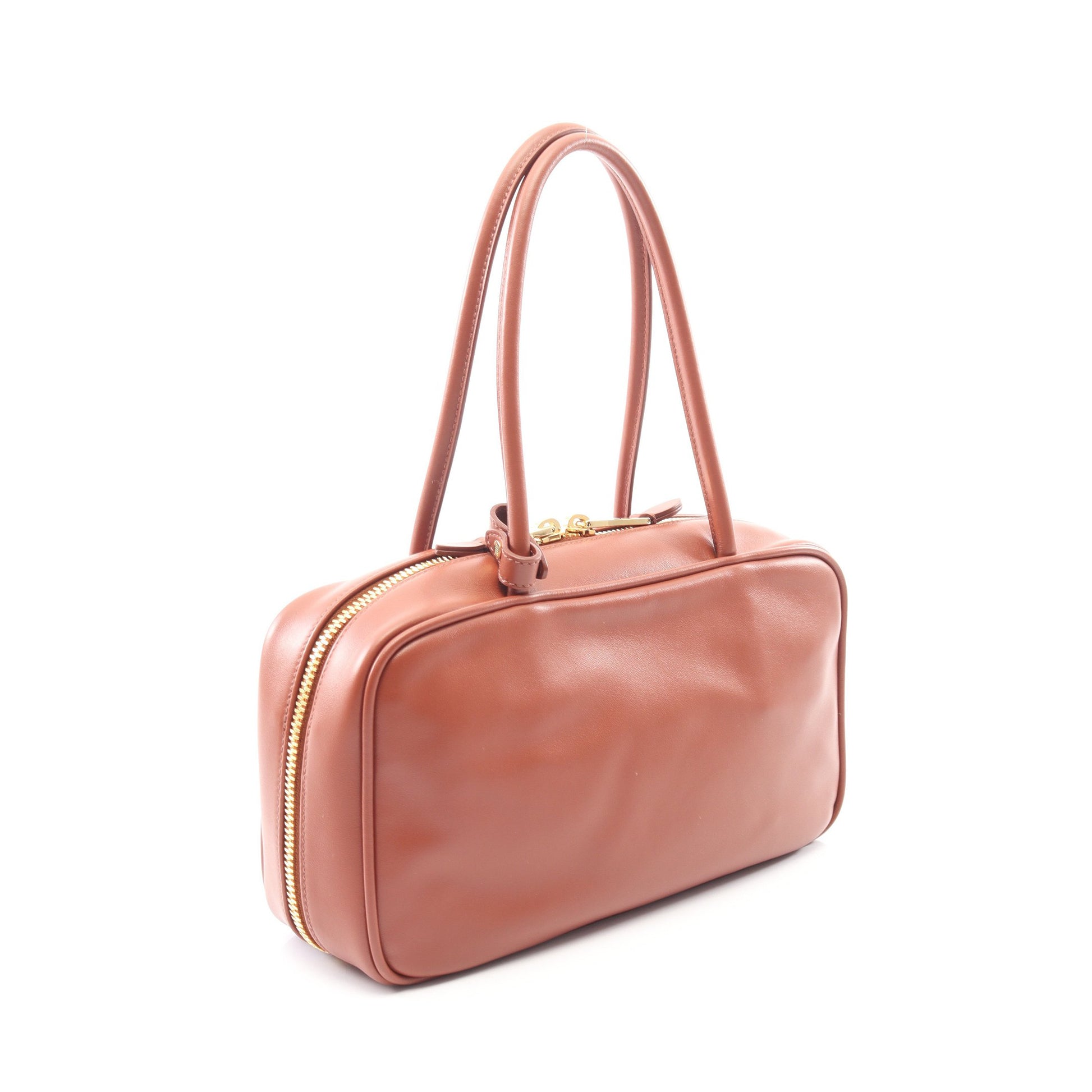 ボー バッグ ミディアム ショルダーバッグ レザー ブラウン ミュウミュウ バッグ miu miu