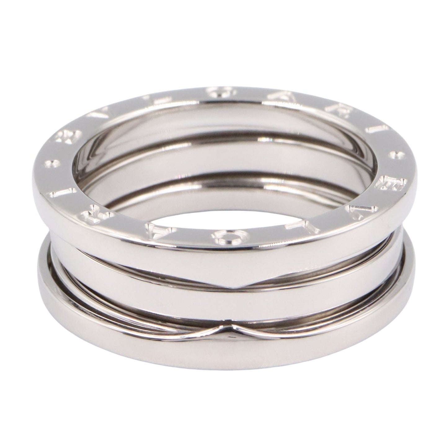 B-zero1 ビーゼロワン リング 3バンド リング 指輪 K18WG ホワイトゴールド ブルガリ アクセサリー BVLGARI