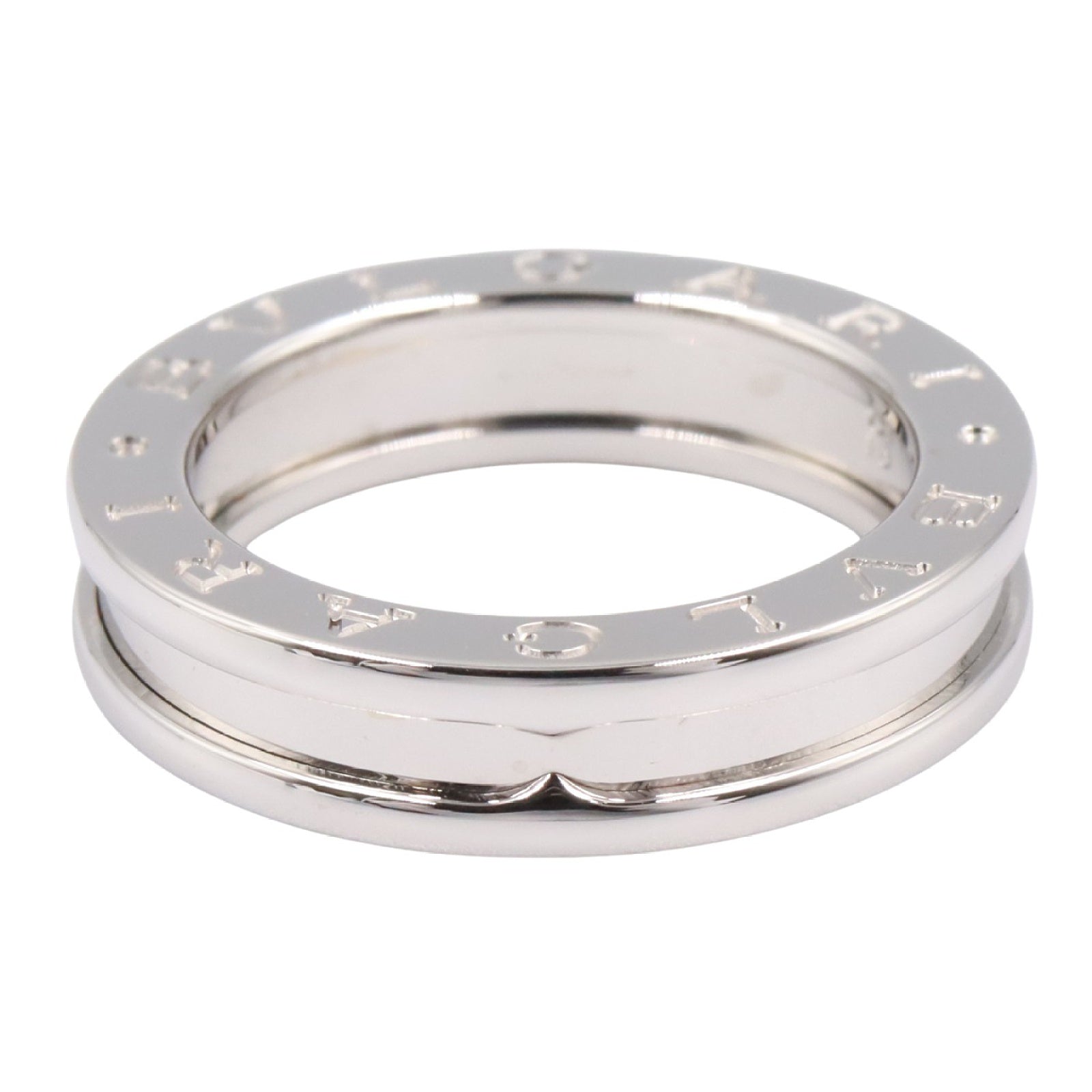 B-zero1 ビーゼロワン リング 1バンド リング 指輪 K18WG ホワイトゴールド ブルガリ アクセサリー BVLGARI