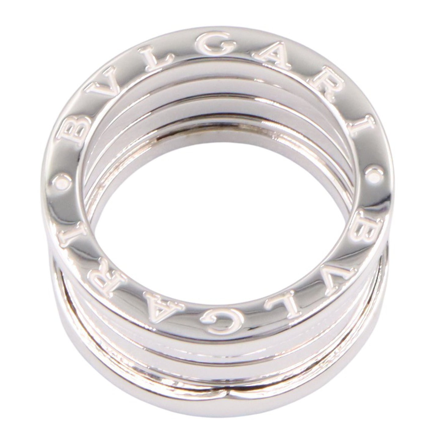 B-zero1 ビーゼロワン リング 4バンド リング 指輪 K18WG ホワイトゴールド ブルガリ アクセサリー BVLGARI