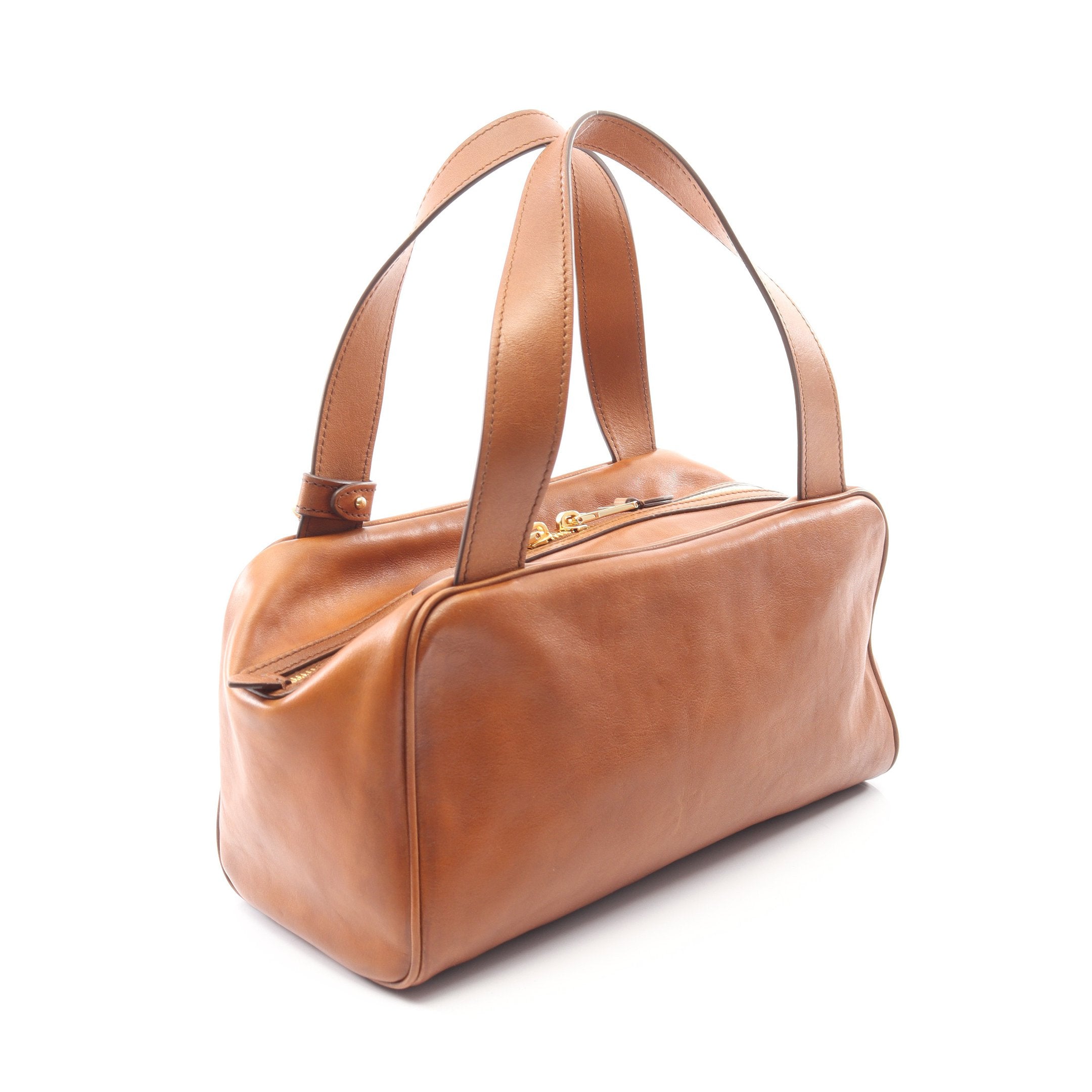 VITTELO ANTIC ハンドバッグ レザー ブラウン ミュウミュウ – RECLO