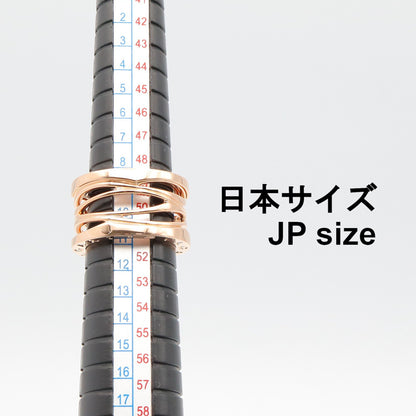 B-zero1 デザインレジェンド リング リング 指輪 K18PG ゴールド ピンクゴールド ブルガリ アクセサリー BVLGARI