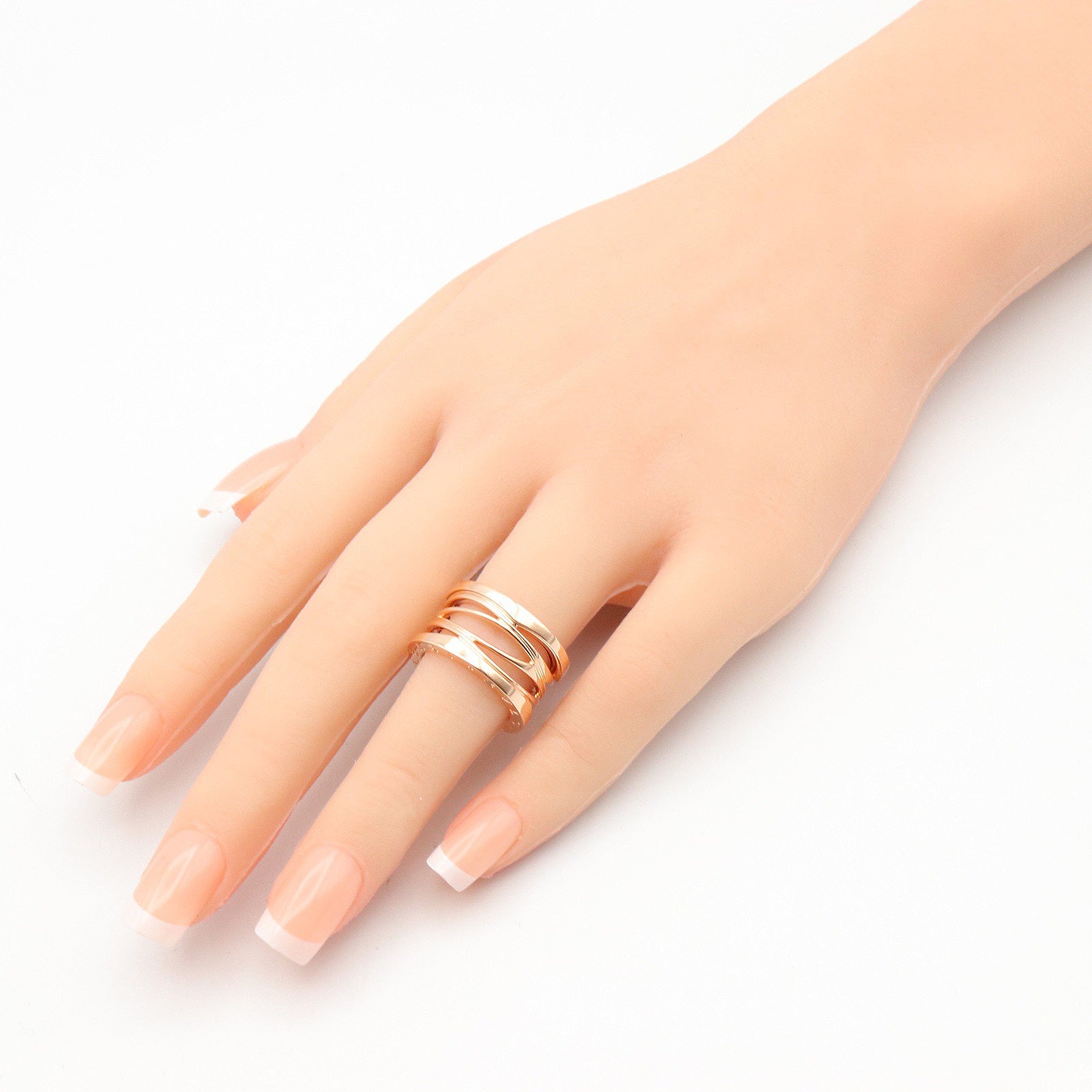 B-zero1 デザインレジェンド リング リング 指輪 K18PG ゴールド ピンクゴールド ブルガリ アクセサリー BVLGARI