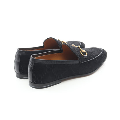 GGベルベット ホースビット ローファー ベロア ブラック グッチ シューズ GUCCI