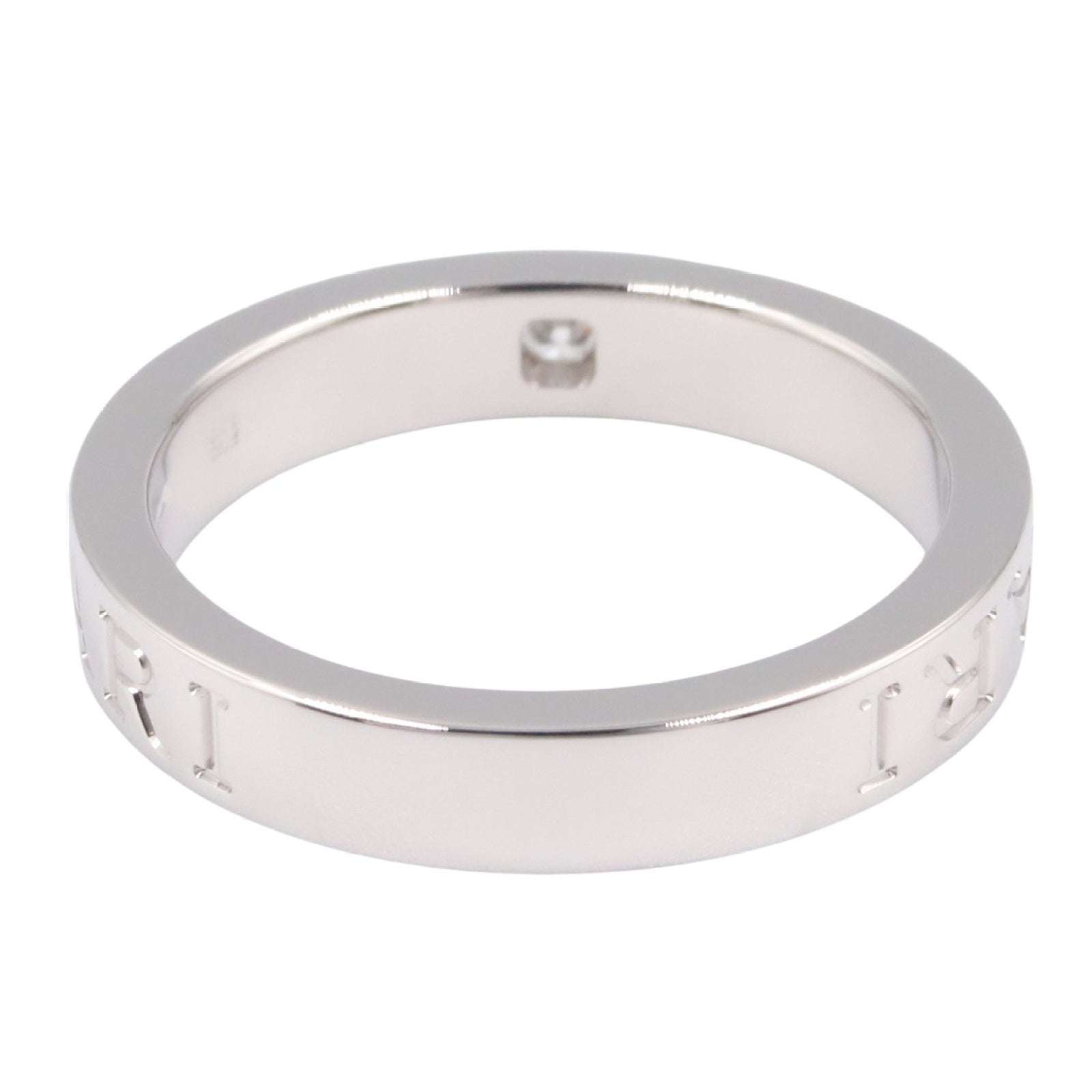 B-zero1 ビーゼロワン リング 1PD リング 指輪 K18WG ダイヤモンド ホワイトゴールド クリア ブルガリ アクセサリー BVLGARI