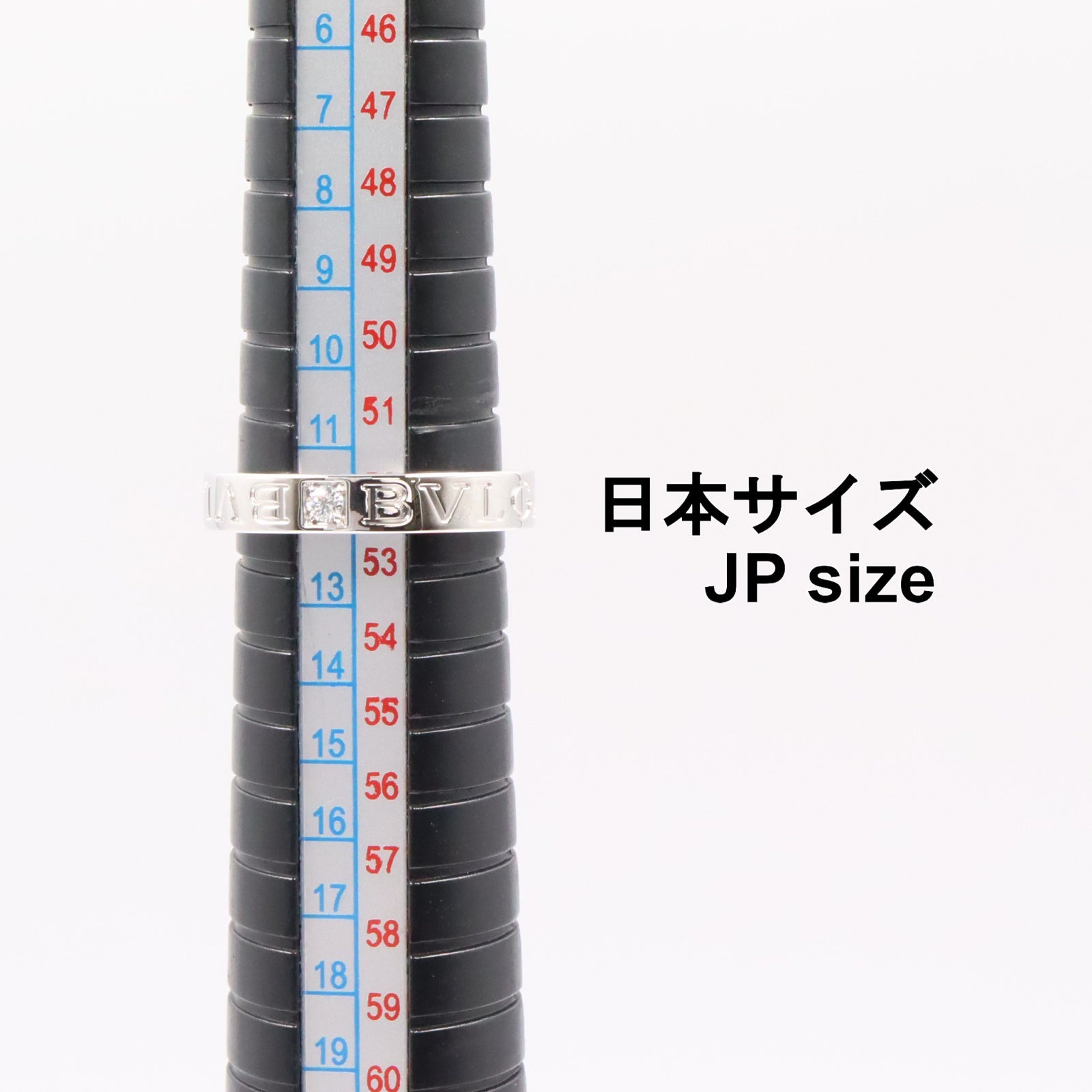 B-zero1 ビーゼロワン リング 1PD リング 指輪 K18WG ダイヤモンド ホワイトゴールド クリア ブルガリ アクセサリー BVLGARI