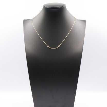 Tスマイル スモール ネックレス ネックレス K18YG イエローゴールド ティファニー アクセサリー TIFFANY & Co.
