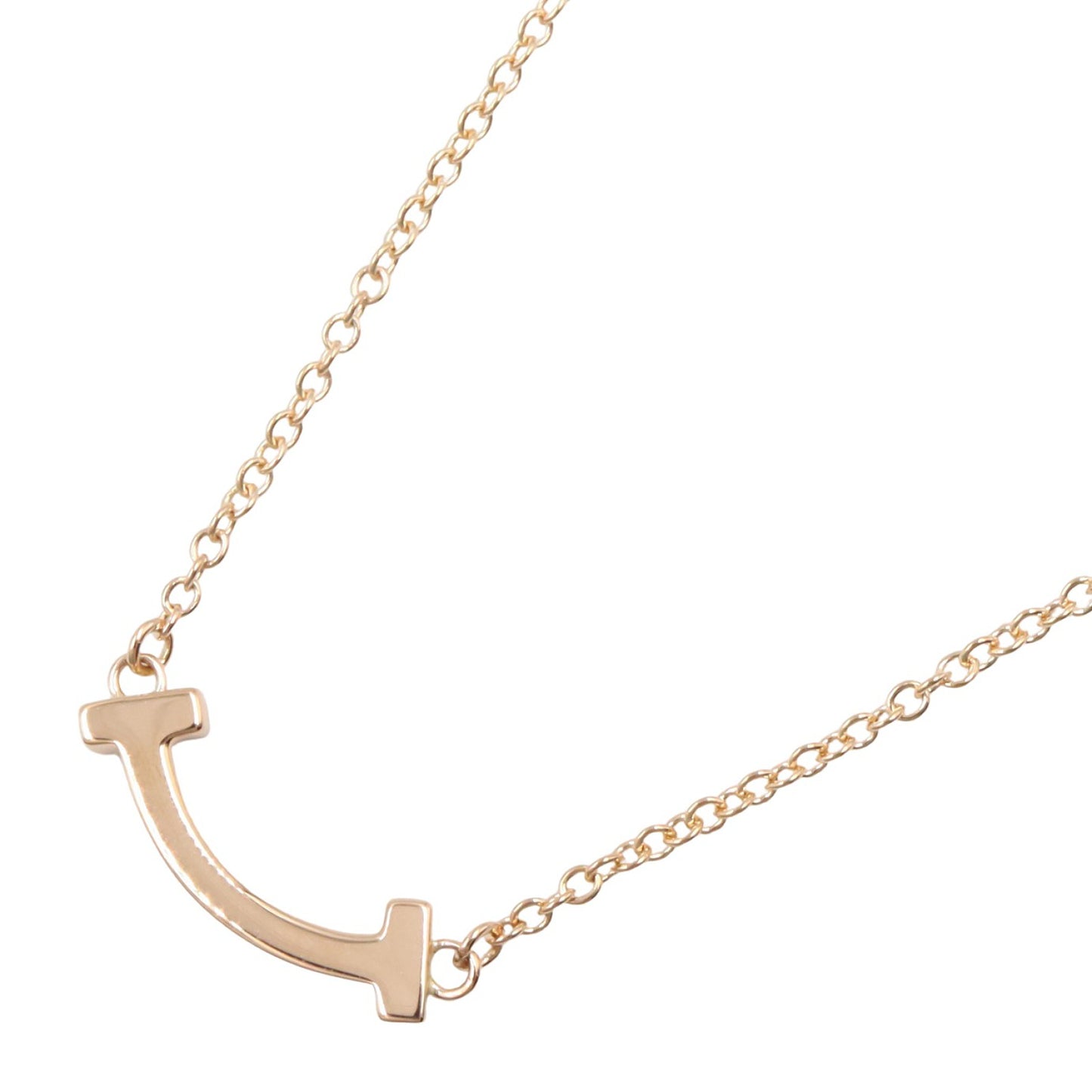 Tスマイル ミニ ネックレス ネックレス K18PG ピンクゴールド ティファニー アクセサリー TIFFANY & Co.