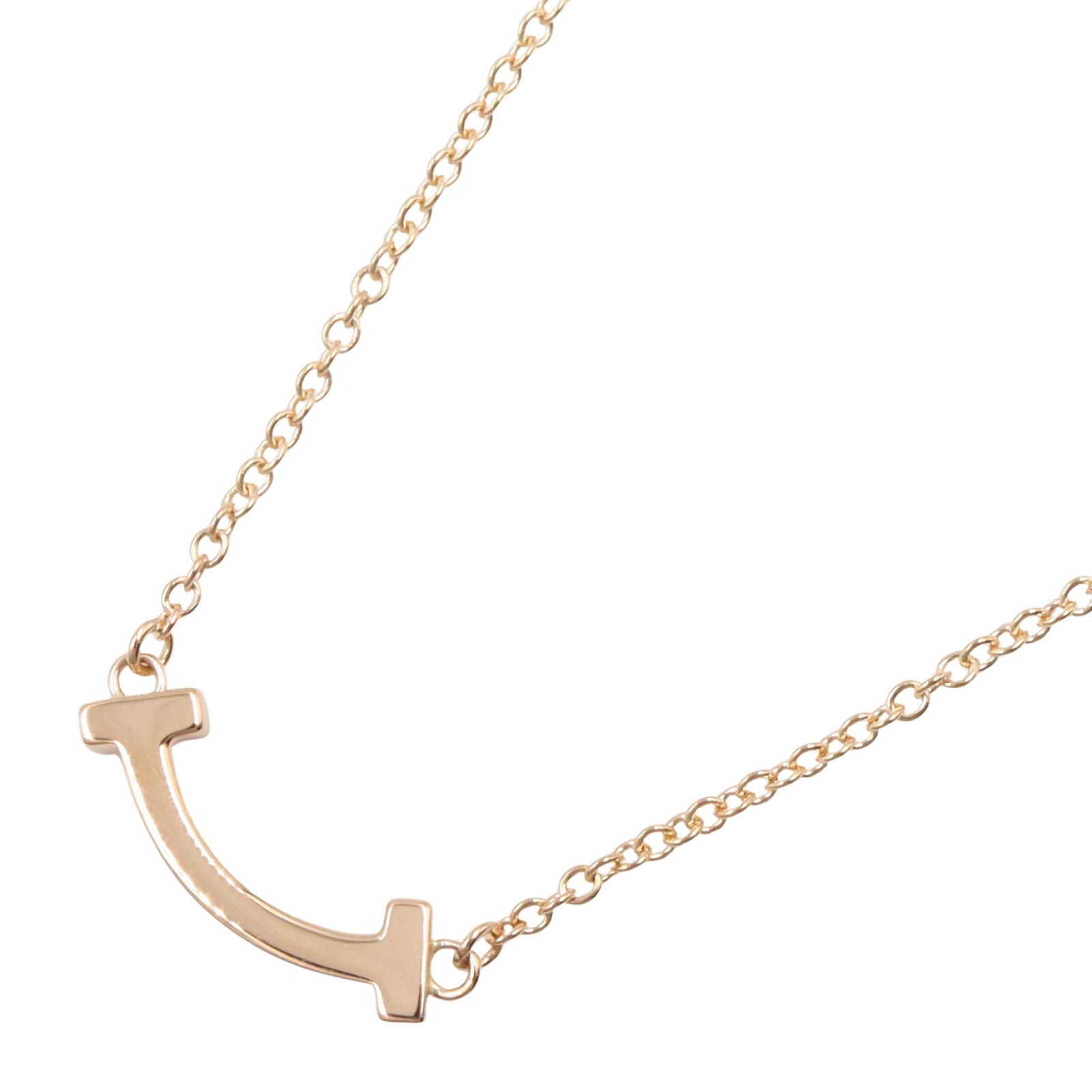 Tスマイル ミニ ネックレス ネックレス K18PG ピンクゴールド ティファニー アクセサリー TIFFANY & Co.