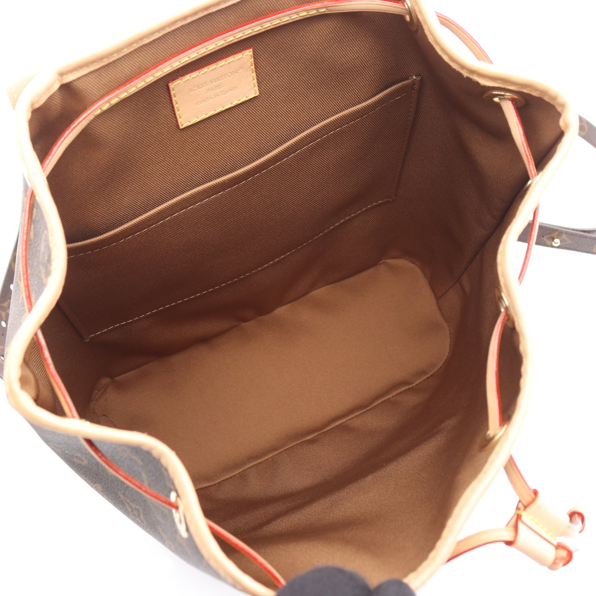 モンスリPM モノグラム バックパック リュックサック PVC レザー ブラウン ルイヴィトン バッグ LOUIS VUITTON