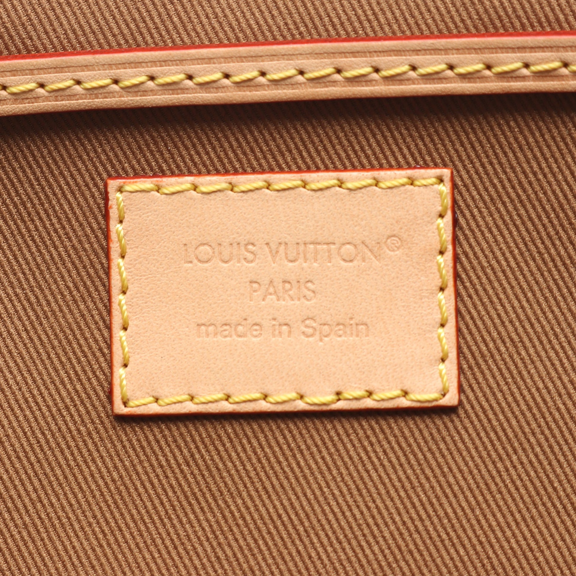 モンスリPM モノグラム バックパック リュックサック PVC レザー ブラウン ルイヴィトン バッグ LOUIS VUITTON