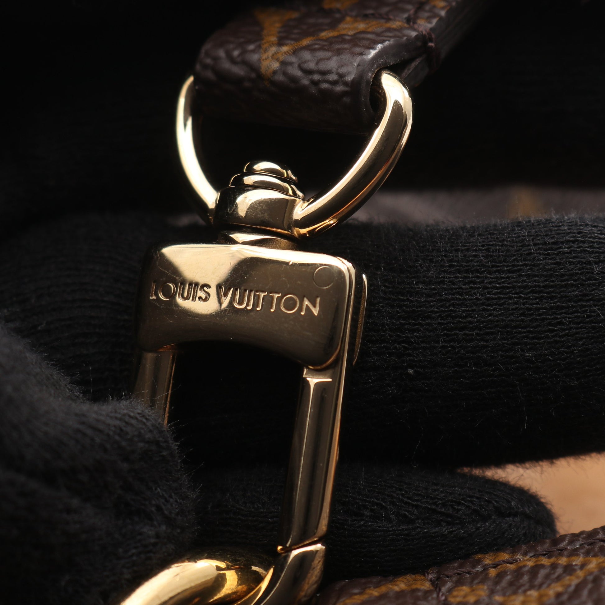 モンスリPM モノグラム バックパック リュックサック PVC レザー ブラウン ルイヴィトン バッグ LOUIS VUITTON