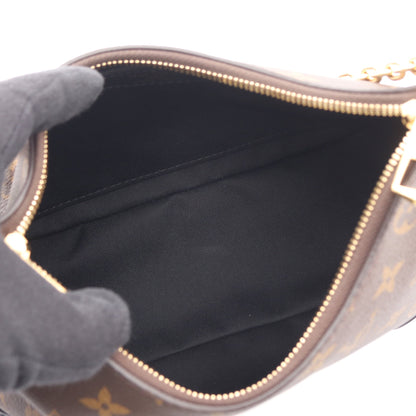 ブーローニュ NM モノグラム ノワール 2WAY チェーンハンドバッグ PVC レザー ブラウン ブラック ルイヴィトン バッグ LOUIS VUITTON
