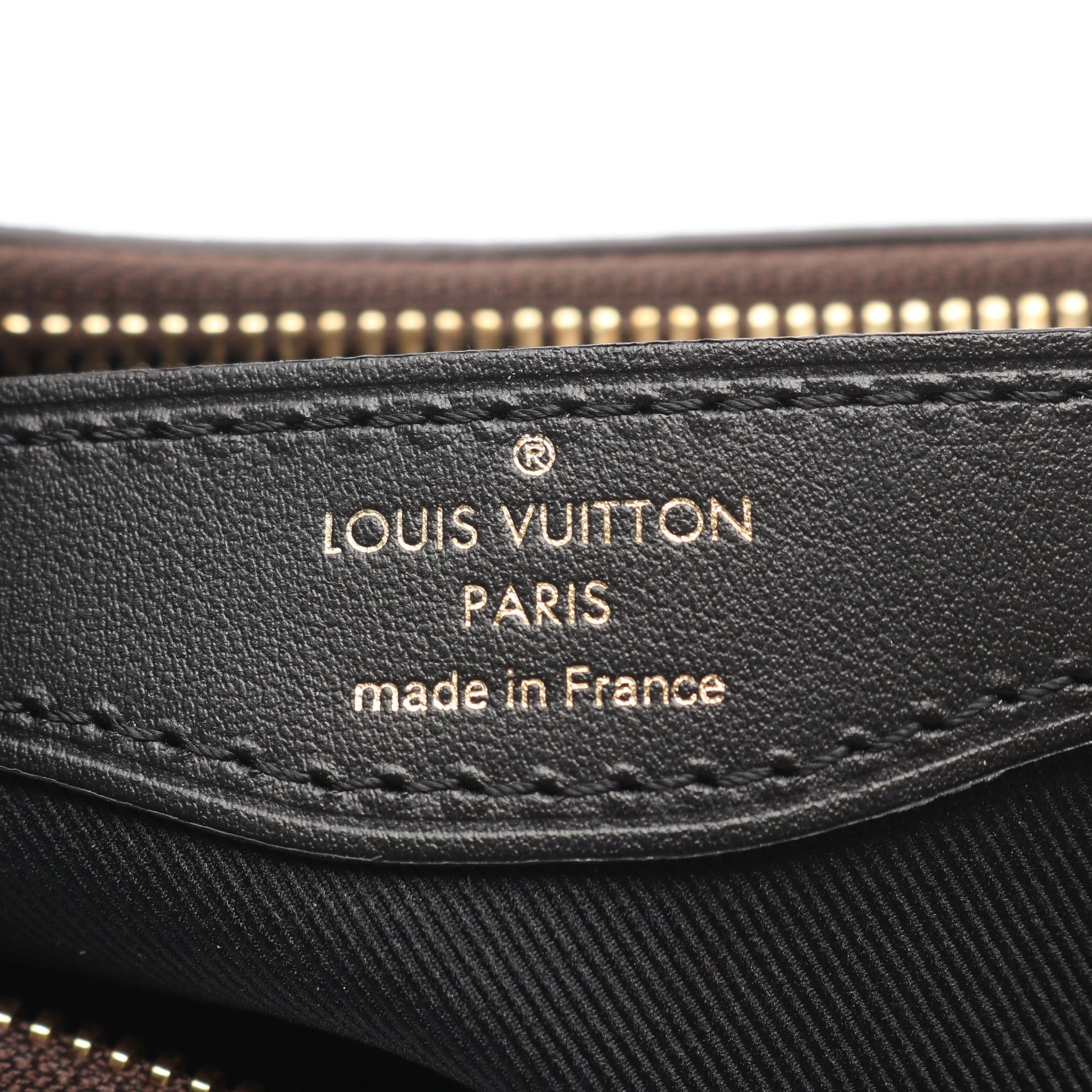 ブーローニュ NM モノグラム ノワール 2WAY チェーンハンドバッグ PVC レザー ブラウン ブラック ルイヴィトン バッグ LOUIS VUITTON