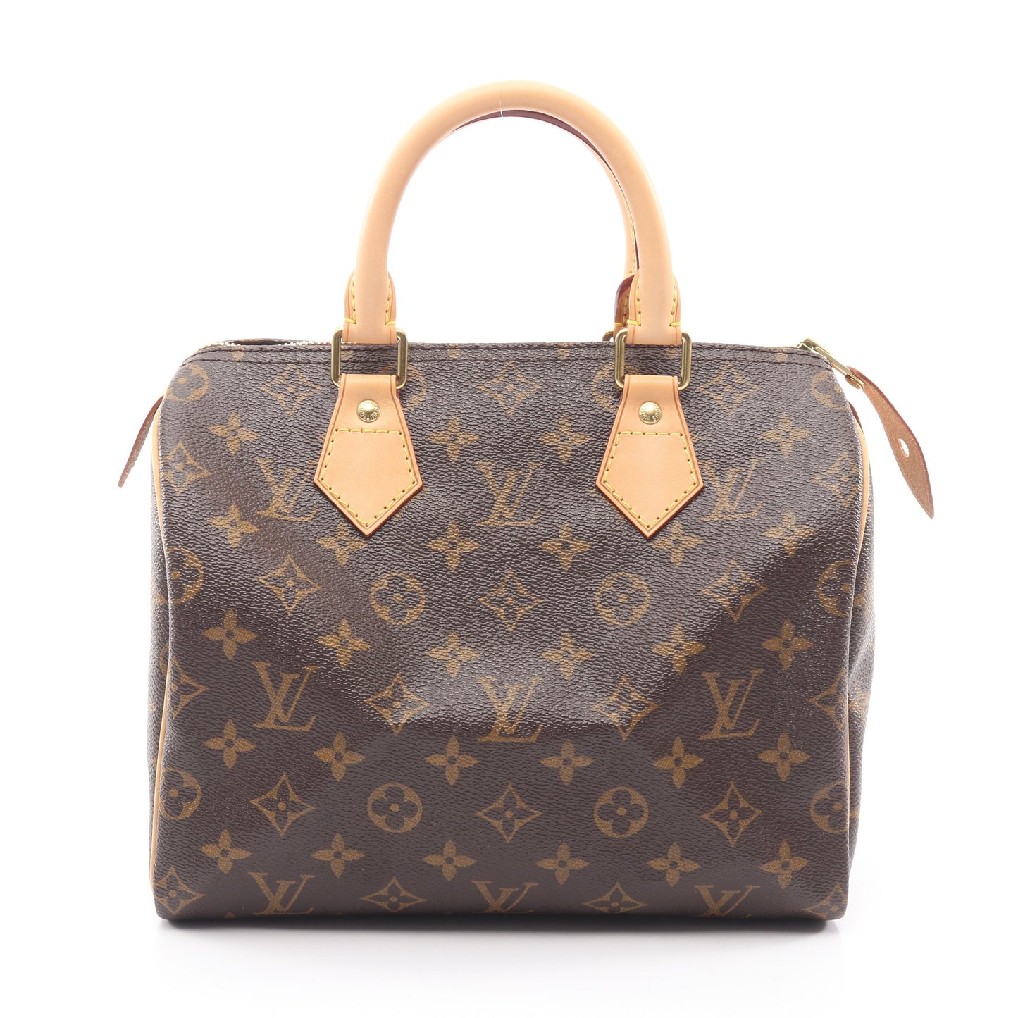 スピーディ25 モノグラム ハンドバッグ PVC レザー ブラウン ルイヴィトン バッグ LOUIS VUITTON