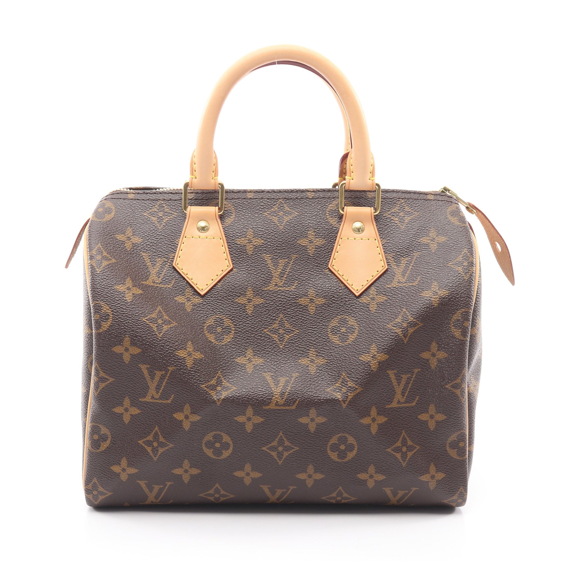 スピーディ25 モノグラム ハンドバッグ PVC レザー ブラウン ルイヴィトン バッグ LOUIS VUITTON
