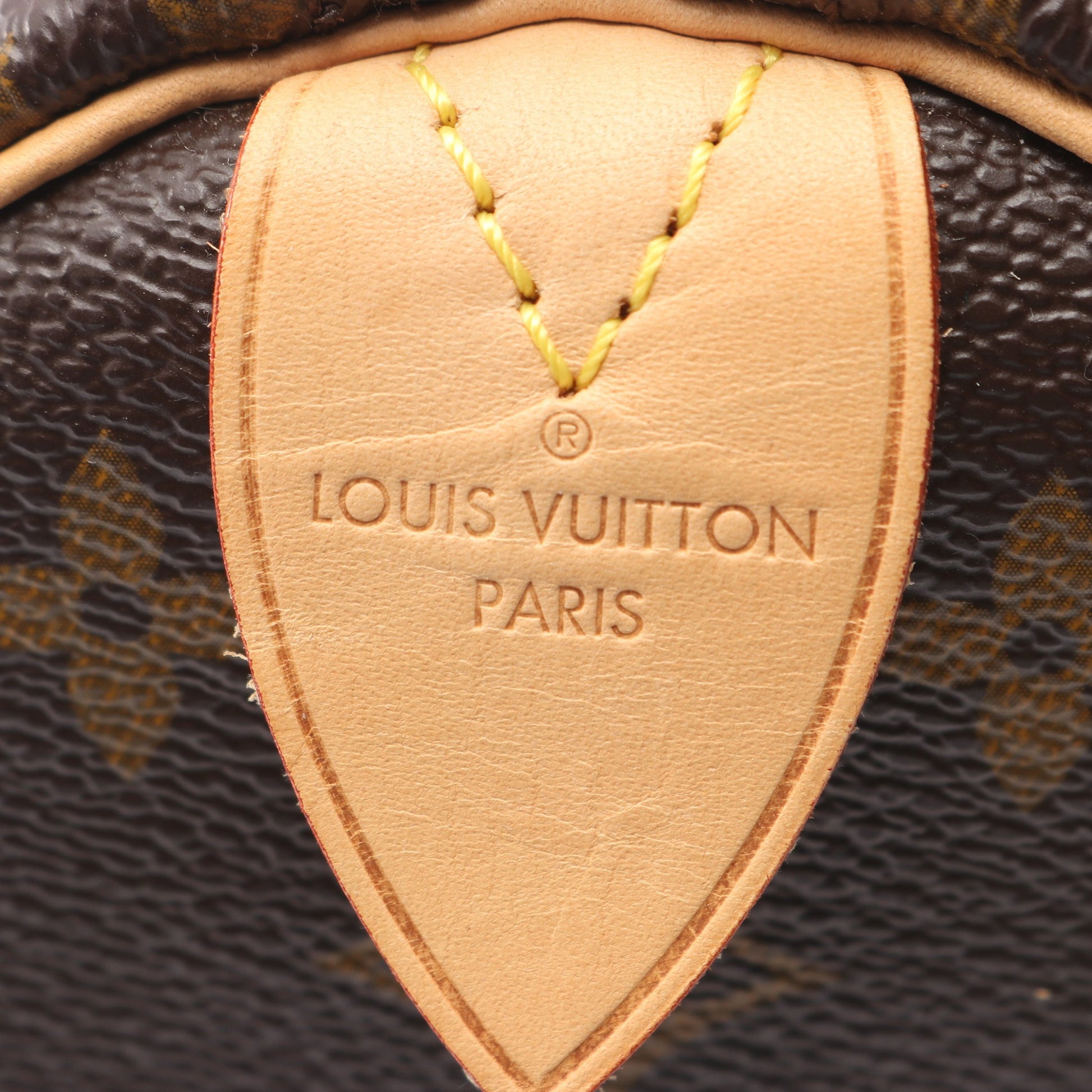 スピーディ25 モノグラム ハンドバッグ PVC レザー ブラウン ルイヴィトン バッグ LOUIS VUITTON