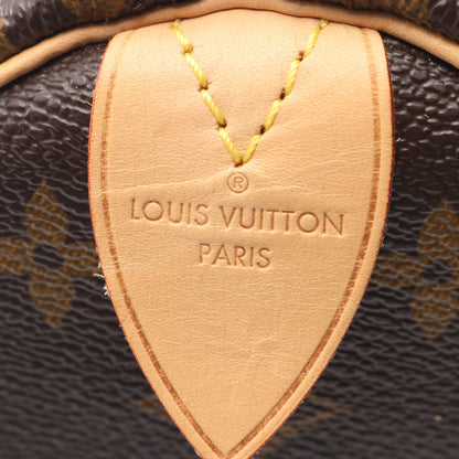 スピーディ25 モノグラム ハンドバッグ PVC レザー ブラウン ルイヴィトン バッグ LOUIS VUITTON