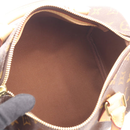 スピーディ25 モノグラム ハンドバッグ PVC レザー ブラウン ルイヴィトン バッグ LOUIS VUITTON
