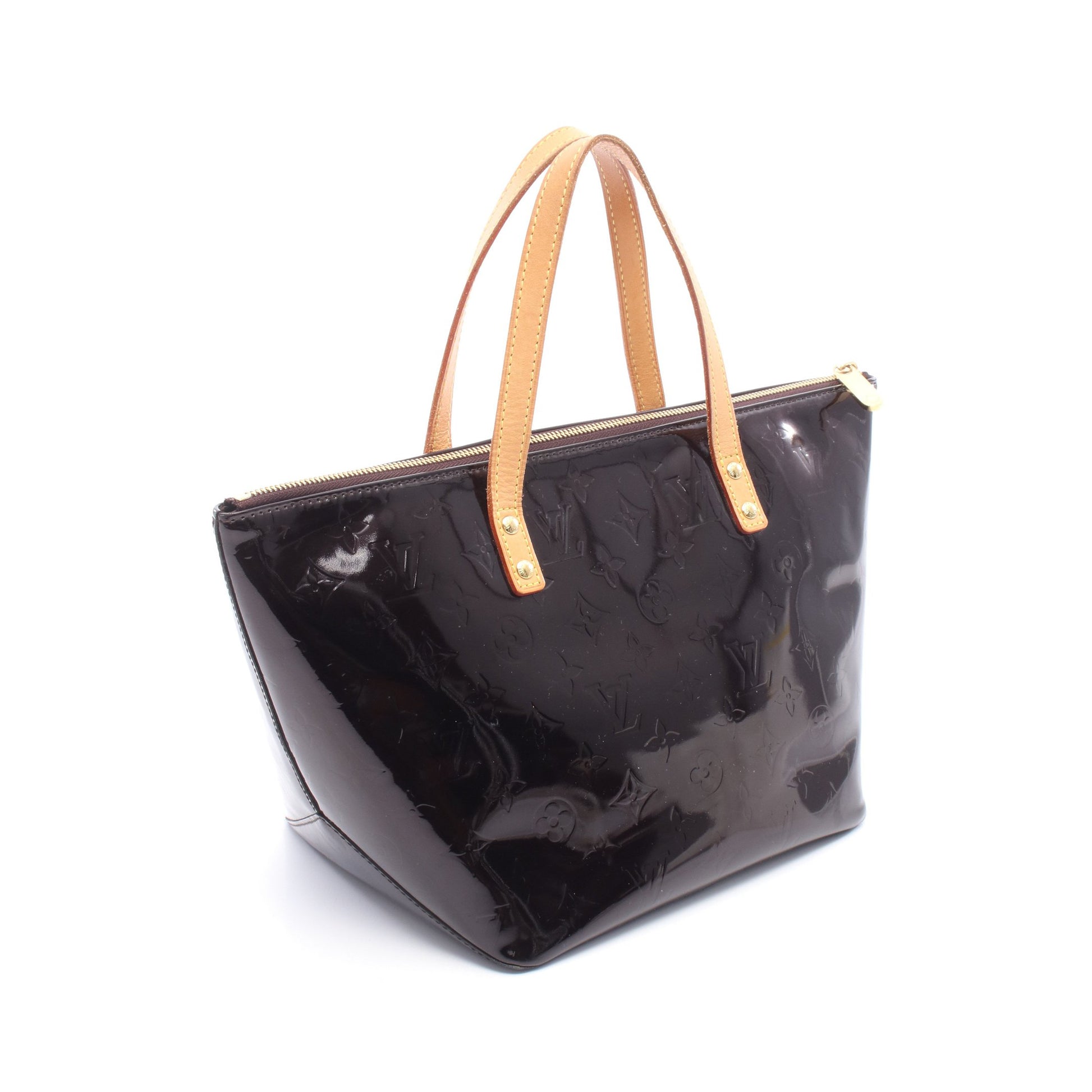 ベルヴューPM モノグラムヴェルニ アマラント ハンドバッグ レザー ダークパープル ルイヴィトン バッグ LOUIS VUITTON