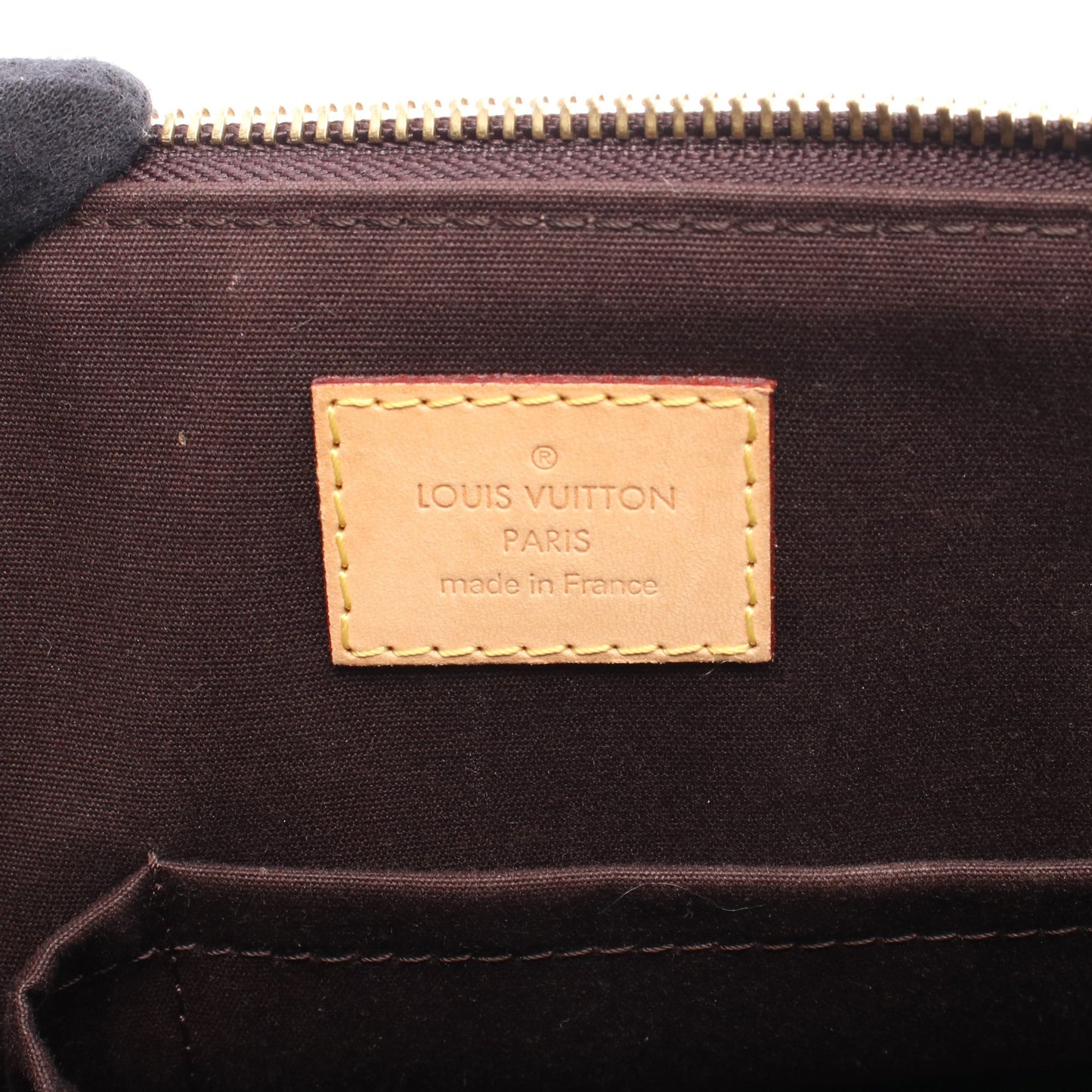 ベルヴューPM モノグラムヴェルニ アマラント ハンドバッグ レザー ダークパープル ルイヴィトン バッグ LOUIS VUITTON