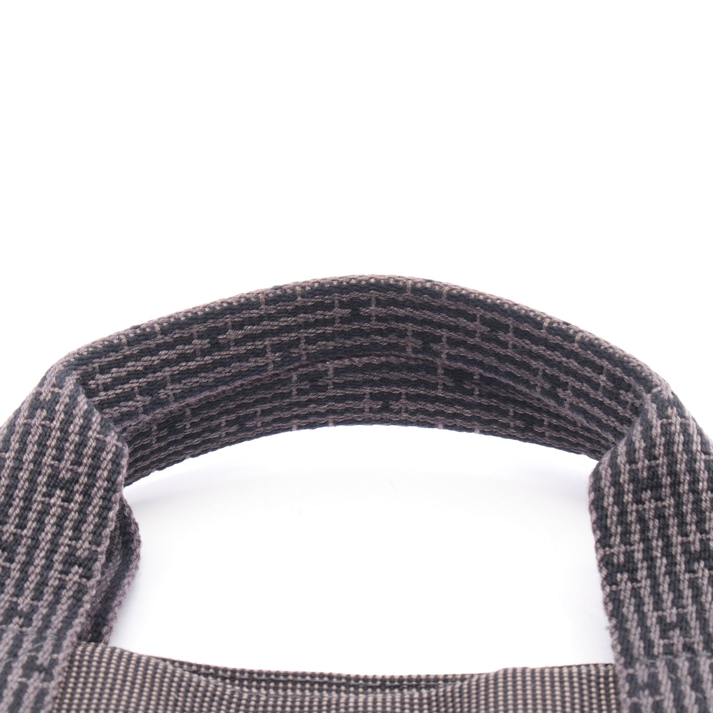 エールラインMM ハンドバッグ トートバッグ キャンバス グレー シルバー金具 エルメス バッグ HERMES