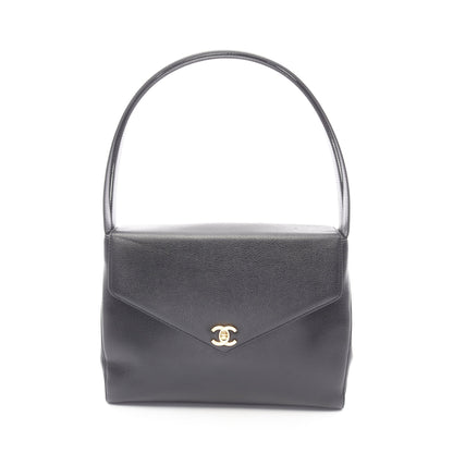 ワンショルダーバッグ キャビアスキン ブラック ゴールド金具 シャネル バッグ CHANEL