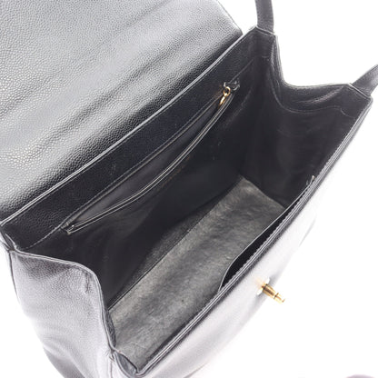ワンショルダーバッグ キャビアスキン ブラック ゴールド金具 シャネル バッグ CHANEL
