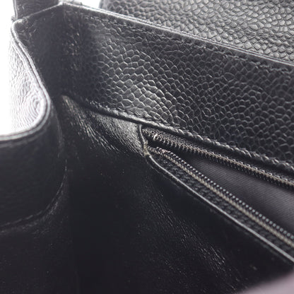 ワンショルダーバッグ キャビアスキン ブラック ゴールド金具 シャネル バッグ CHANEL
