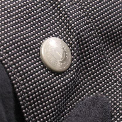 エールラインGM ハンドバッグ トートバッグ キャンバス グレー シルバー金具 エルメス バッグ HERMES
